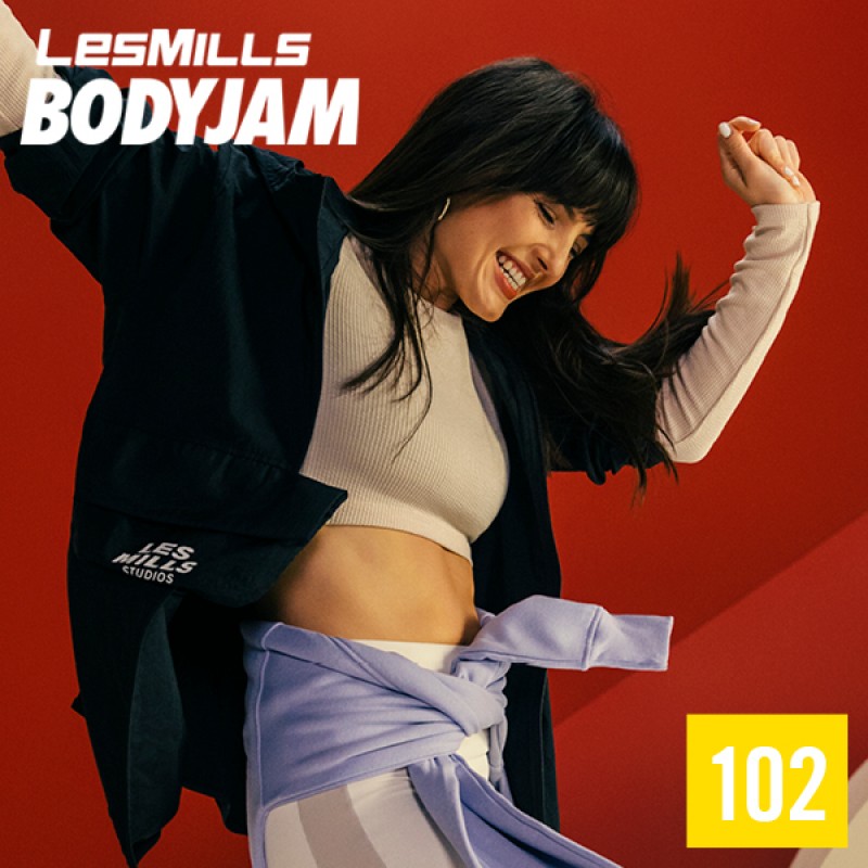 Hot Sale LesMills Q4 2022 Body Jam 102 New Release BJ102 DVD, CD & Notes